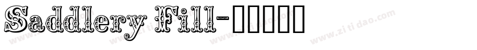 Saddlery Fill字体转换